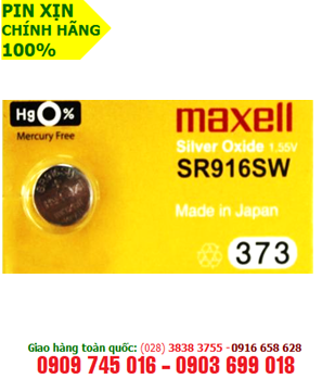 Pin Maxell SR916SW/373 silver oxdie 1.55V chính hãng Maxell Nhật